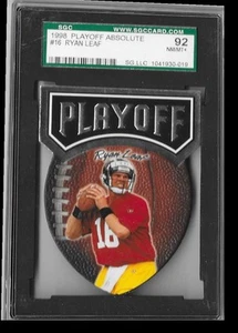 #16 1998 Playoff Absolute Ryan Leaf Rookie SGC 8.5 SGC 1041930-019 San Diego - Picture 1 of 2