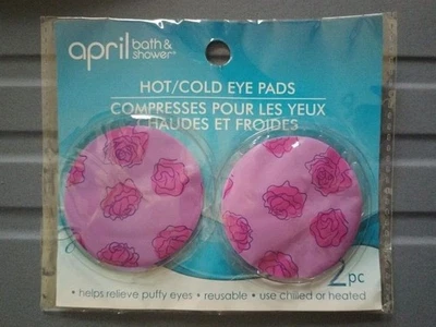 April Bath Shower Hot Cold Eye Compress Pads Reusable Relief Health Beauty Pink - Image 1 of 4