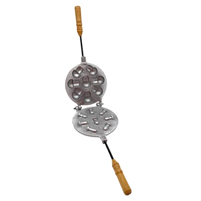 Sweet Pastry Maker Russian Cookie BIG Mushrooms Baker Oreshki Oreshnitsa Makes 8 - Image 1 of 4