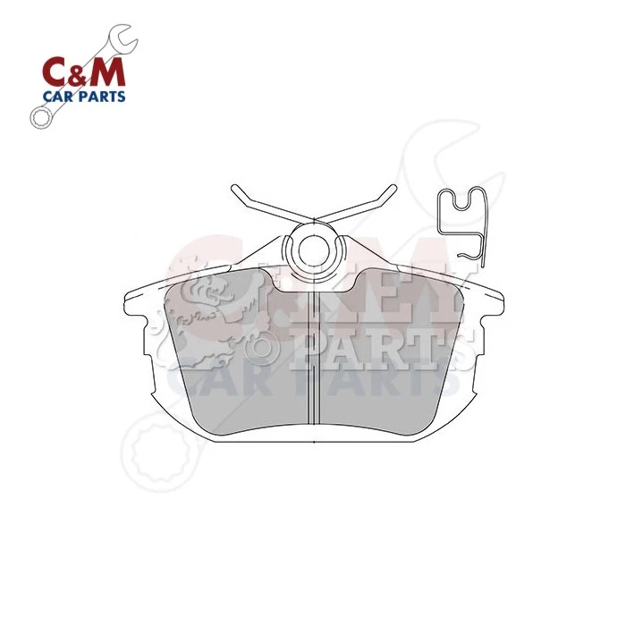 Rear Brake Pads Set for SMART FORFOUR from 2004 to 2006 - Key Parts - Image 1 of 1