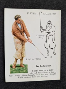 1939 Player Golf Card # 15 Syd Easterbrook - Short Approach Shot (EX) - Bild 1 von 3