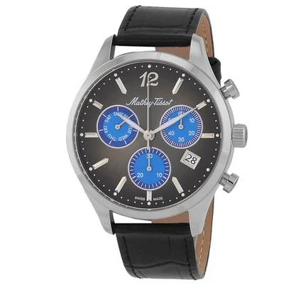 Mathey-Tissot Urban Chrono Chronograph Quartz Black Dial Men's Watch H411CHALMB - Image 1 of 3