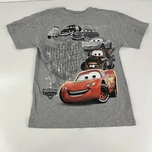 Disney Cars Themed Short Sleeve Graphic T Shirt Boys Size 7/8 - Picture 1 of 7