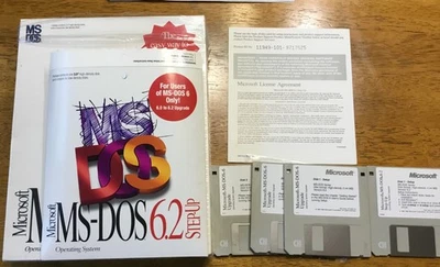 Microsoft MS-DOS 6.2 Step-UP Upgrade from MS-DOS 6.0 to 6.2 - Image 1 of 4