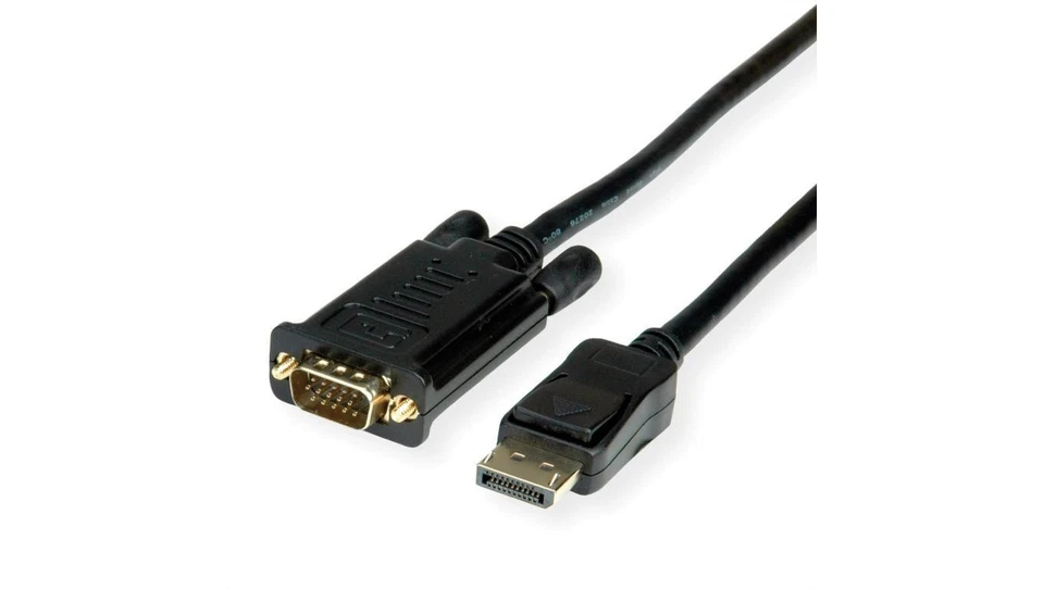 11.04.5971 ROLINE DisplayPort / VGA cable DisplayPort (M) bis HD-15 (VGA) (M D