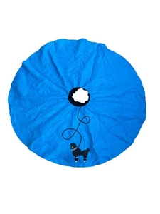 Youth Size Hip Hop 50s Poodle Skirt Blue Black Costume Halloween Dress Up FELT - Picture 1 of 4