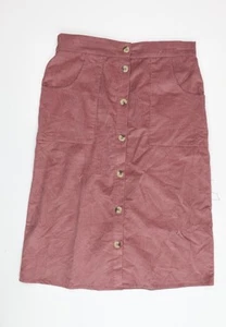 Autonomy Women's Pink Corduroy A-Line Skirt M - Picture 1 of 12