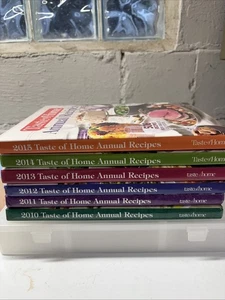 Taste Of Home Annual Recipes Lot Of 6 Hard Cover 2010-2015 - Picture 1 of 3