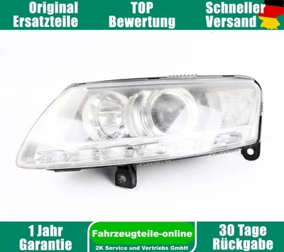 Headlight Headlamp Left Bi-Xenon Audi A6 4F C6 4F0941003 - Image 1 of 4