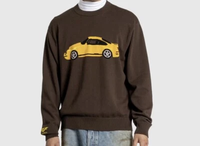 RUF X HIGHSNOBIETY Pájaro Amarillo Porsche Tejido Cuello Redondo Mediano Nuevo Con Etiquetas Agotado Foto 1 de 4