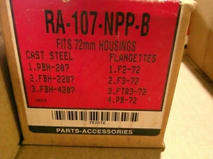 RA107RRB COJINETE DE INSERCIÓN SELLADO 1-7/16" ID - ANILLO INTERIOR ESTRECHO C2 - Imagen 1 de 2