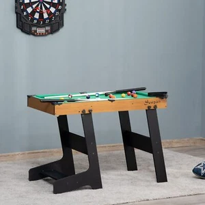 40'' Mini Pool Table Set Tabletop Billiards Game Fun for Whole Family Man Cave - Picture 1 of 11