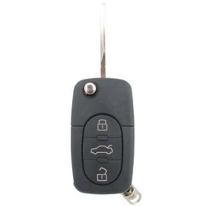 Complete To Suit Audi 3 Button Transponder Remote Flip Key 4D0 837 231 K A2/A... - Picture 1 of 6