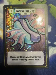 Neopets Battledome TCG FOIL Faerie Hot Dog OBL Season One Promo - Picture 1 of 1