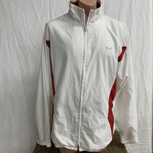 JORDAN AF-1 Jacket 2008 White Red Windbreaker Men’s Sz 2XL 323604-101. - Picture 1 of 9