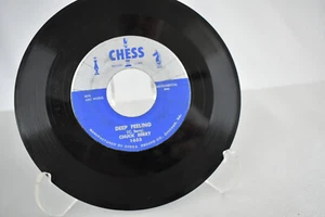 Chuck Berry  School Day/Deep Feeling CHESS-8379 R&B Silver Top HEAR IT - Picture 1 of 2