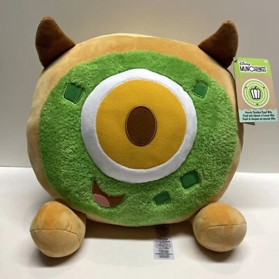 Disney Munchlings 13” Mike Wazowski Aguacate Desayuno Bagel Monsters Inc. Foto 1 de 4