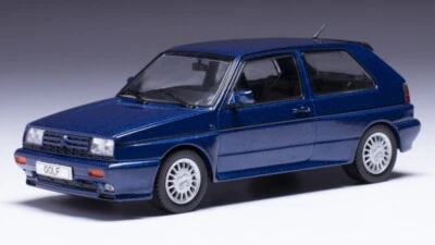MODELLINO AUTO STATICO DIECAST IXO MODEL VW GOLF RALLY G60 1990 BLU SCALA 1/43 - Immagine 1 di 4