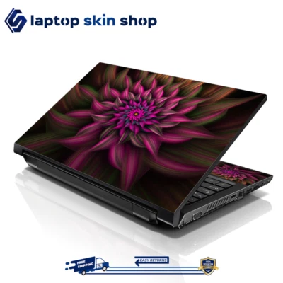 Laptop Skin Sticker Decal Cover for Notebook Apple Acer Floral Pattern 13-16 in - Image 1 of 4