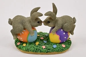 Charming Tails: Bunny Love 87/424 Dean Griff & Fitz figuras de regalo de Pascua huevos - Imagen 1 de 6