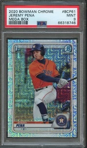BB - 2020 Bowman Chrome Mega - #BCP61 - Jeremy Peña - PSA 9 - Imagen 1 de 2