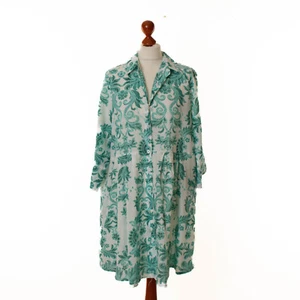 Vestido camisero túnica mujer Antica Sartoria by Giacomo Cinque blanco talla L 11710 - Imagen 1 de 5