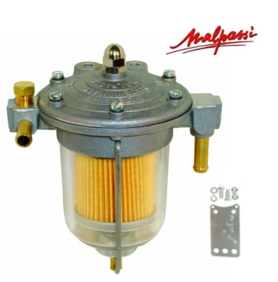 REGULADOR DE PRESIÓN DE COMBUSTIBLE ORIGINAL MALPASSI FILTER KING 85mm (cuenco de vidrio) - fpr006 Foto 1 de 4
