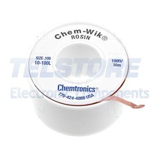 1Rotolo Treccia dissaldante W 2,8mm L 30m CHEMTRONICS