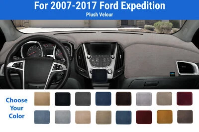 Cubierta de alfombrilla de tablero para Ford Expedition 2007-2017 (terciopelo de felpa) Foto 1 de 4