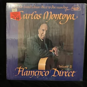 CARLOS MONTOYA guitar Flamenco Vol 2 CRYSTAL CLEAR LTD ED DIRECT TO DISC SHRINK - Picture 1 of 4