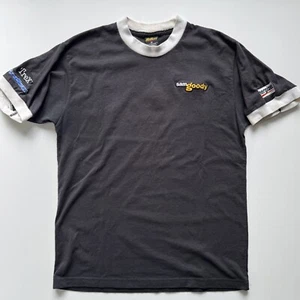 Vintage SAM GOODY Staff Ringer T Shirt Y2K Medium Employee Record Store VTG 90s - Picture 1 of 16