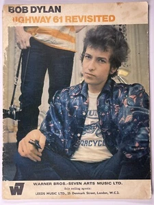 Bob Dylan Song Book Original Highway 61 Revisited Album Warner Bros Promo 1965 - Picture 1 of 13