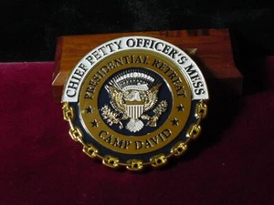 Presidential Camp David Challenge coin-Chief Petty Officer Mess-Mountain Goat - Picture 1 of 9