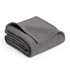 Vellux Plush Blanket Queen Size - Plush Bed Blanket - All Season Warm Lightwe...