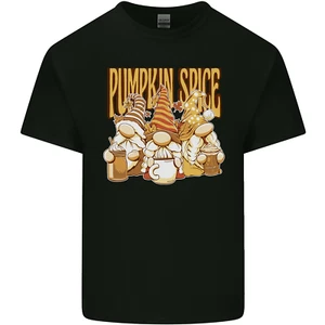 Pumpkin Spice Zwerge Halloween Herren Baumwolle T-Shirt - Bild 1 von 99