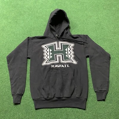 Moletom com capuz masculino vintage universidade havaiana S preto arco-íris guerreiro faculdade - Imagem 1 de 4