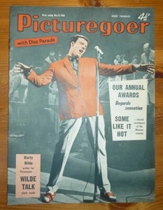 PICTUREGOER Vol 37 No 1255 23RD MAY MARTY WILDE MARILYN MONROE SOME LIKE IT HOT - Picture 1 of 9