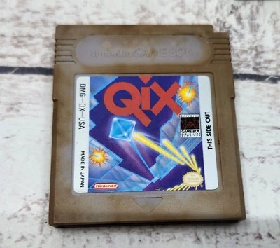 Qix Original Nintendo Game Boy Game - Tested - Working - Authentic! - Image 1 of 3