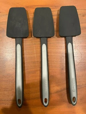 Set of 3 Calphalon Silicone Large Scrapers - very good used condition - Image 1 of 4