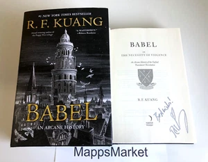 SIGNED Babel: An Arcane History by R.F. Kuang (2022, Hardcover) ~ INSCRIBED - Picture 1 of 14