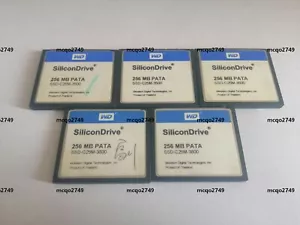 5PCS WD SILICONDRIVE 256MB CF cards PATA compact flash SSD-C25M - Picture 1 of 2