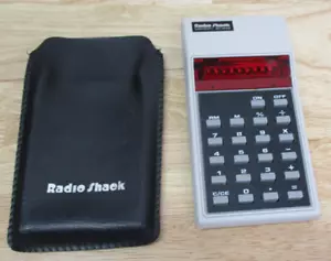 Vintage Radio Shack Memory EC-242 Handrechner mit Etui funktioniert! - Bild 1 von 4