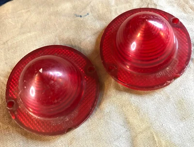 tail Light lens fit 1958 Chevrolet, used 1958 thru 1967 . Corvette - Image 1 of 4