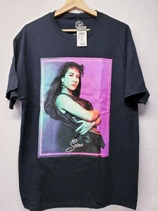 NWT-RUE21 Selena Black Neon Graphic Tshirt-Womens/Juniors Large-Tee - Picture 1 of 3
