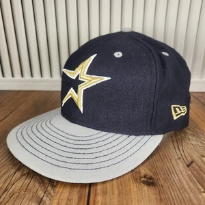 Houston Astros New Era 59fifty Hat Cap Fitted 7 5/8" Black MLB Baseball Sports - Picture 1 of 11