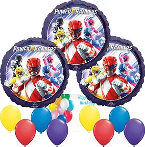 Power Rangers Party Supplies Balloons Kids Party Decorations Bouquet - Picture 1 of 1