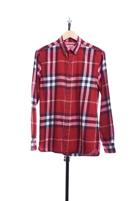 Mens BURBERRY BRIT Button Down Long Sleeve Dress Shirt Size S - Image 1 of 4