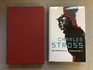 Scratch Monkey by Charles Stross, NESFA Press 2011, Copy "H" Slipcased LE HC DJ - Picture 1 of 12