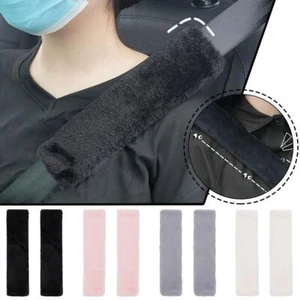Car Seat Belt Pads Harness Safety Shoulder Strap Back Pack Cushion Covers New - Picture 1 of 19