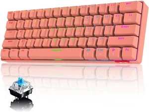 AJAZZ STK61 60% BT 5.0/USB Wired Dual Mode Mechanical Keyboard - Picture 1 of 18
